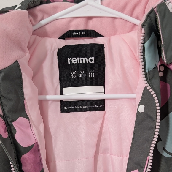 Reima Kurikka Kids Waterproof Snowsuit Thyme Green 3T - Picture 4 of 16